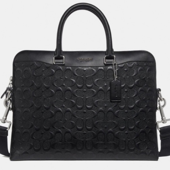 😘 NWT COACH SIGNATURE BUSINESS ATACHE COMPUTER WORK BUSINESS LAPTOP BAG - Picture 14 of 14